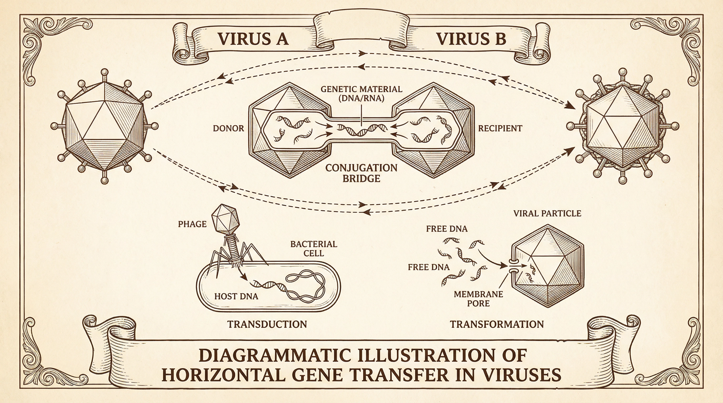 Viral Horizontal Transfer: Reshaping the Tree of Life